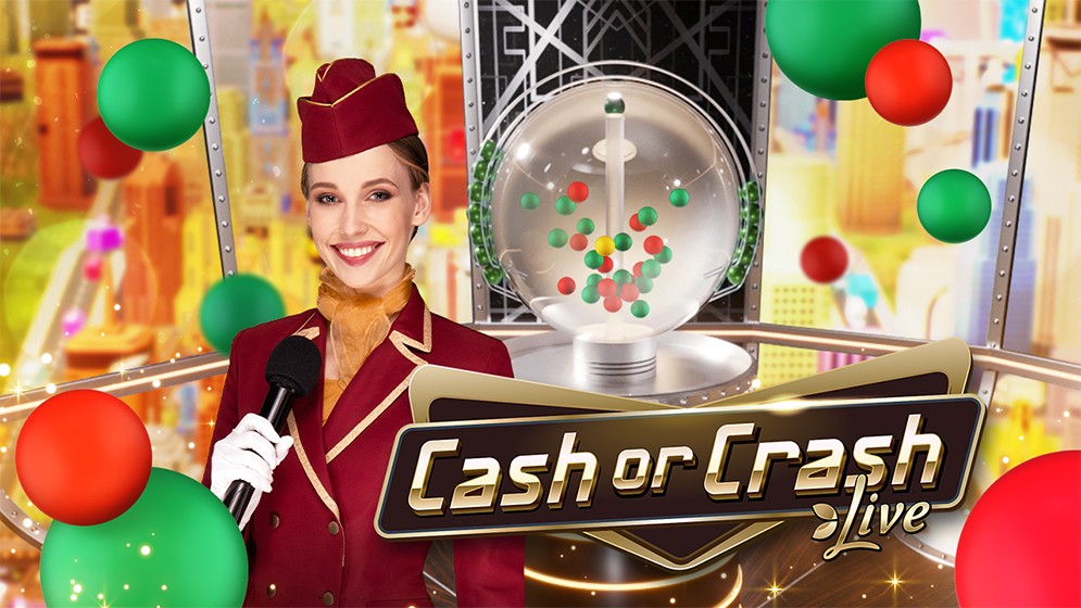 Cash or Crash لعبة حية
